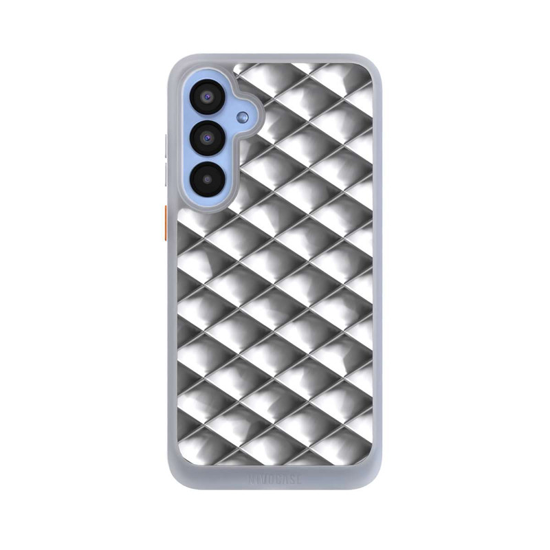 Galaxy A55 5G NIVOcore Glamour Silver Squares