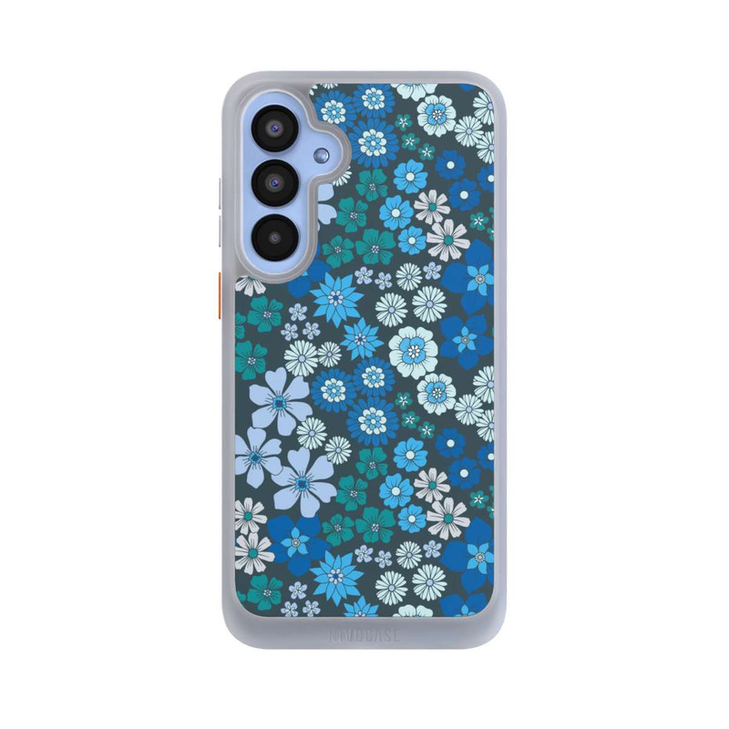 Galaxy A55 5G NIVOcore Blaue Blumen DeinDesign