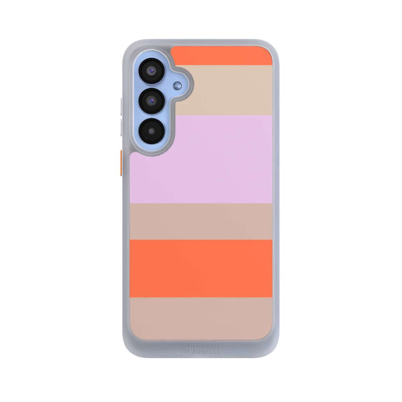 Galaxy A55 5G NIVOcore Moca Lila Orange Stripes