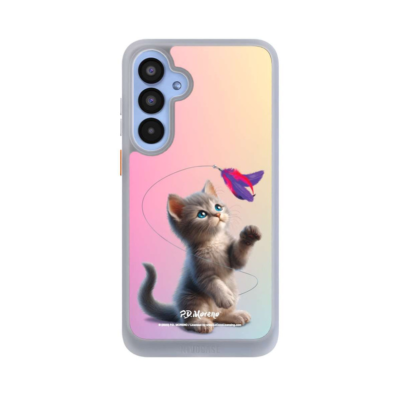 Galaxy A55 5G NIVOcore Playing Cat with Feather