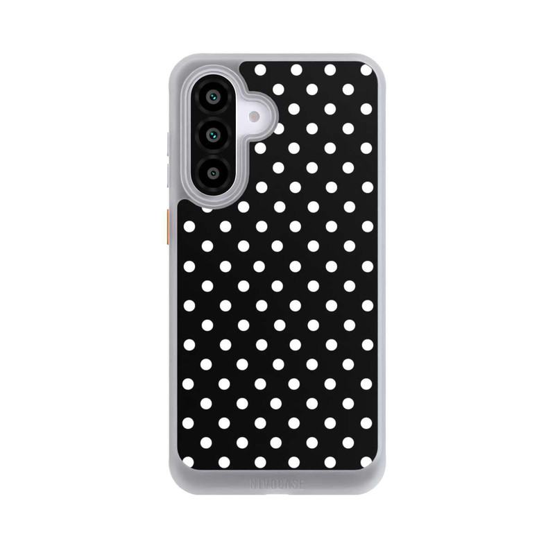 Galaxy A56 5G NIVOcore Polka Dots Schwarz und Weiß