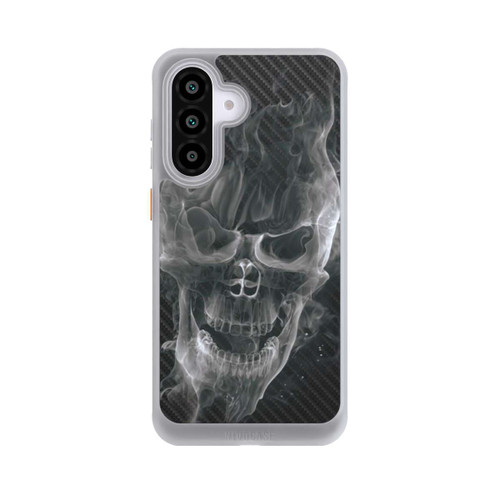 Samsung Galaxy A56 5G NIVOcore rauchender Totenkopf Carbon