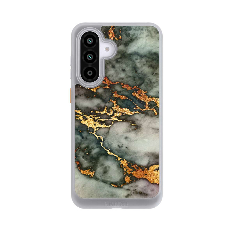 Galaxy A56 5G NIVOcore Grey and Golden Marble Look