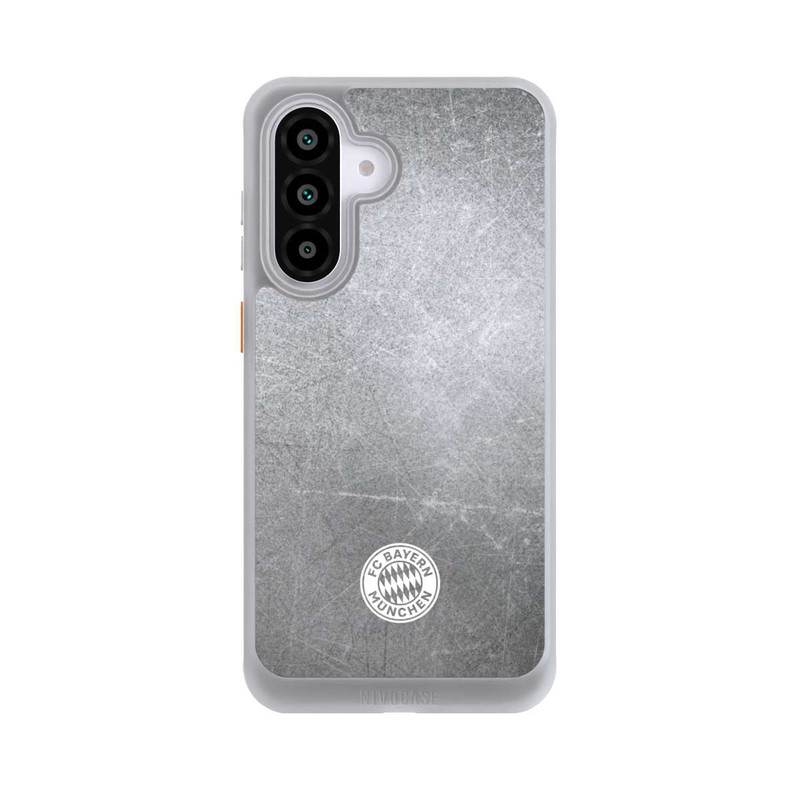 Galaxy A56 5G NIVOcore Classic FCB Logo Small - White on Metal Look