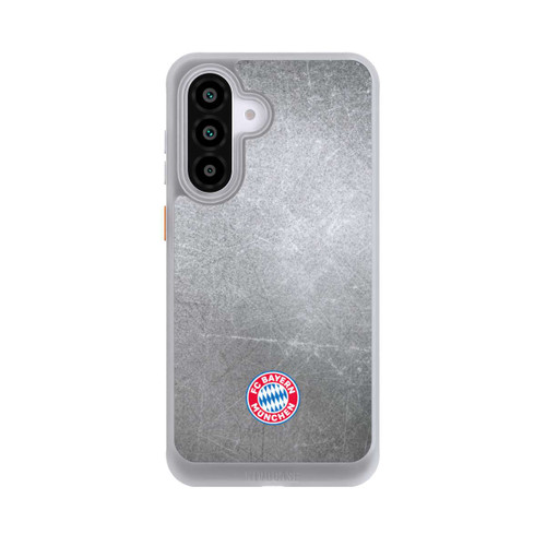 Samsung Galaxy A56 5G NIVOcore Klassisches FCB Logo Klein - Bunt auf Metalllook