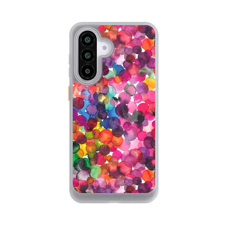 Galaxy A56 5G NIVOcore Überlappende Aquarellpunkte