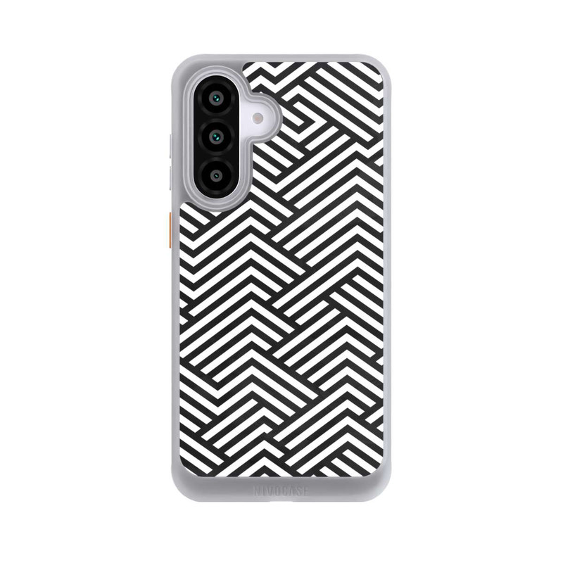 Galaxy A56 5G NIVOcore Black and White ZigZag