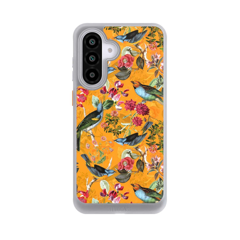 Galaxy A56 5G NIVOcore Tapete mit Vögeln und Blumen