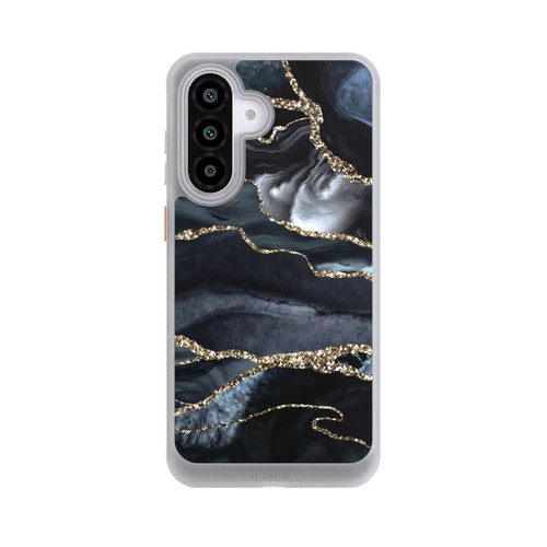 Samsung Galaxy A56 5G NIVOcore Dunkler Marmor Gold Glitzerlook