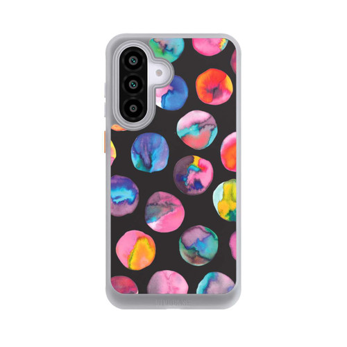 Samsung Galaxy A56 5G NIVOcore Colorful Ink Marbles Dots Black
