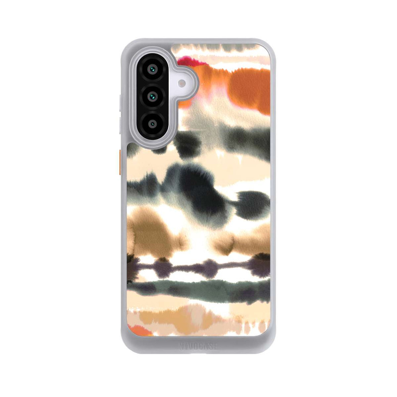 Galaxy A56 5G NIVOcore Soft Nautical Watercolor Lines Orange