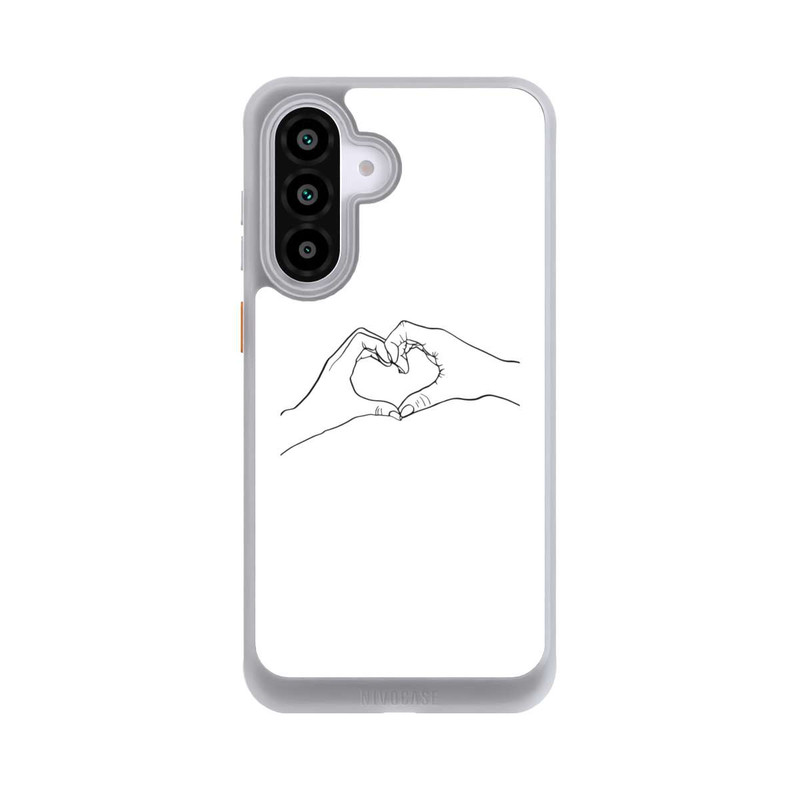 Galaxy A56 5G NIVOcore Herz Hände Line Art
