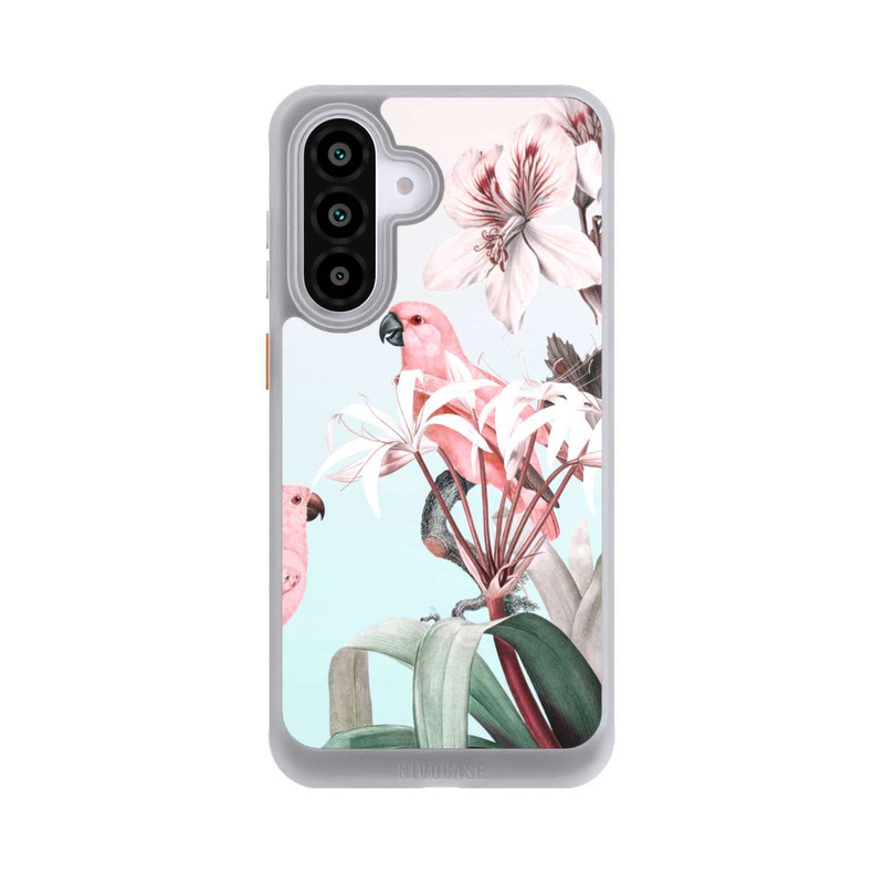 Galaxy A56 5G NIVOcore paradiesische Papageien Pastell