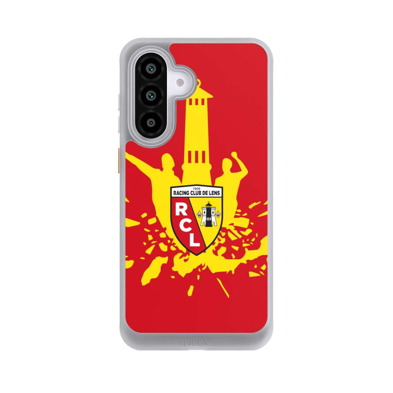 Galaxy A56 5G NIVOcore Tour RCL jaune sur rouge