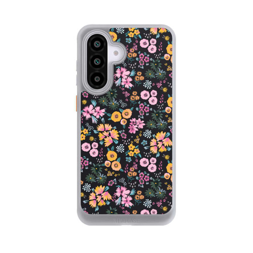Samsung Galaxy A56 5G NIVOcore Kleine bunte Blumen Schwarz 2