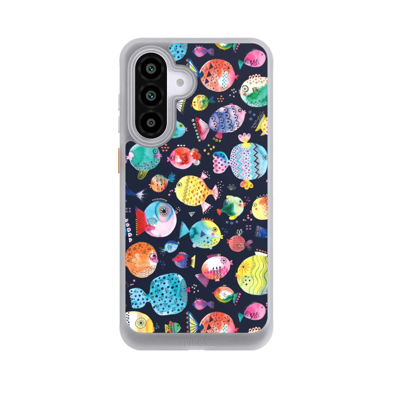 Galaxy A56 5G NIVOcore Strandkugelfische Kinder Marineblau