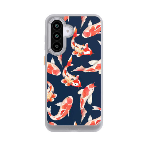 Samsung Galaxy A56 5G NIVOcore Koi auf blauem Hintergrund