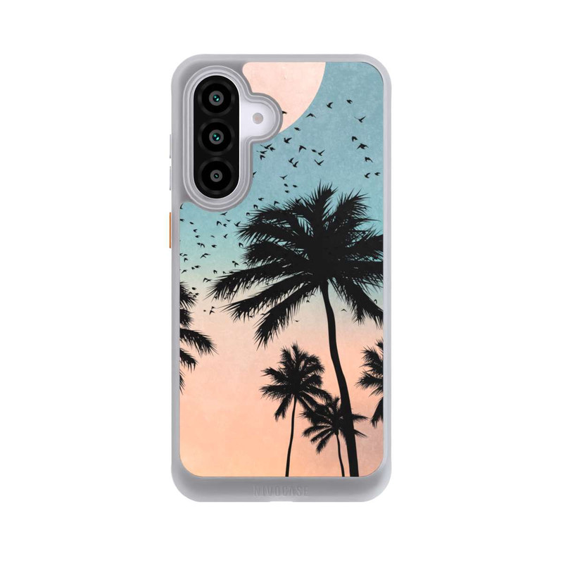 Galaxy A56 5G NIVOcore Sonnenaufgang Palmen
