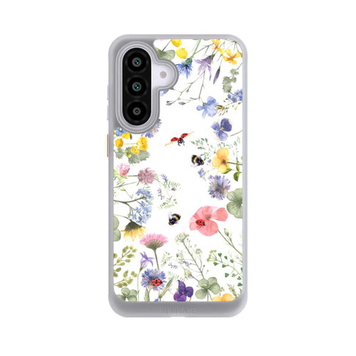Samsung Galaxy A56 5G NIVOcore Bunte Frühlingsblumen und Bienen