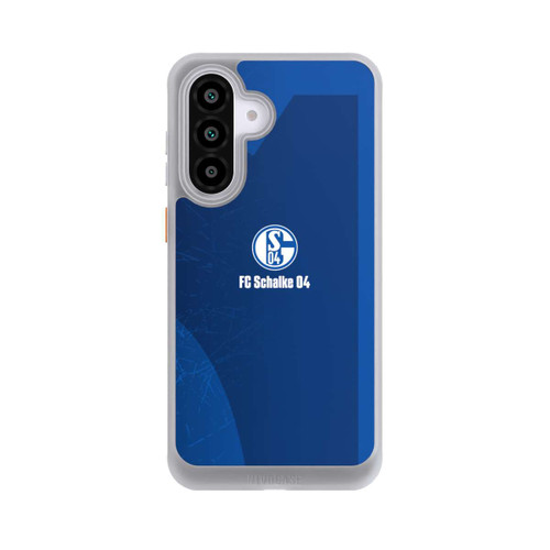 Samsung Galaxy A56 5G NIVOcore Schalke 04 Blauer Hintergrund Mit Logo