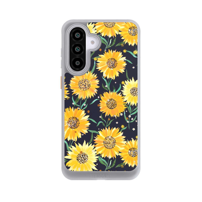Galaxy A56 5G NIVOcore Sonnenblumen schwarz