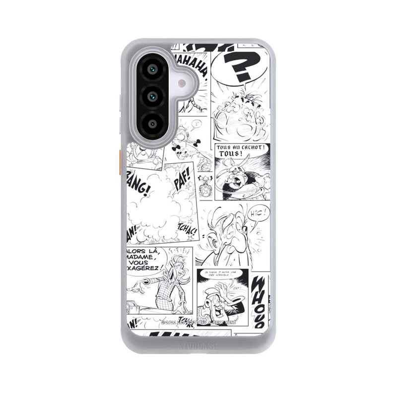 Galaxy A56 5G NIVOcore BD Astérix Blanc & Noir