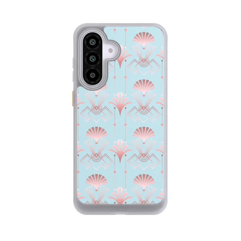 Galaxy A56 5G NIVOcore Art Deco Rose Gold Elegance Blue