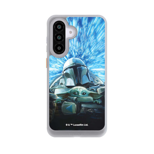 Samsung Galaxy A56 5G NIVOcore Grogu und Mando fliegen blau