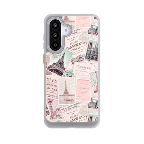 Samsung Galaxy A56 5G NIVOcore Vintage Paris Postcards Pattern