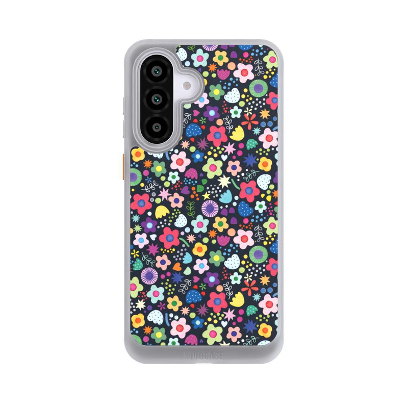 Galaxy A56 5G NIVOcore Psychedelic Flowers Multi Black