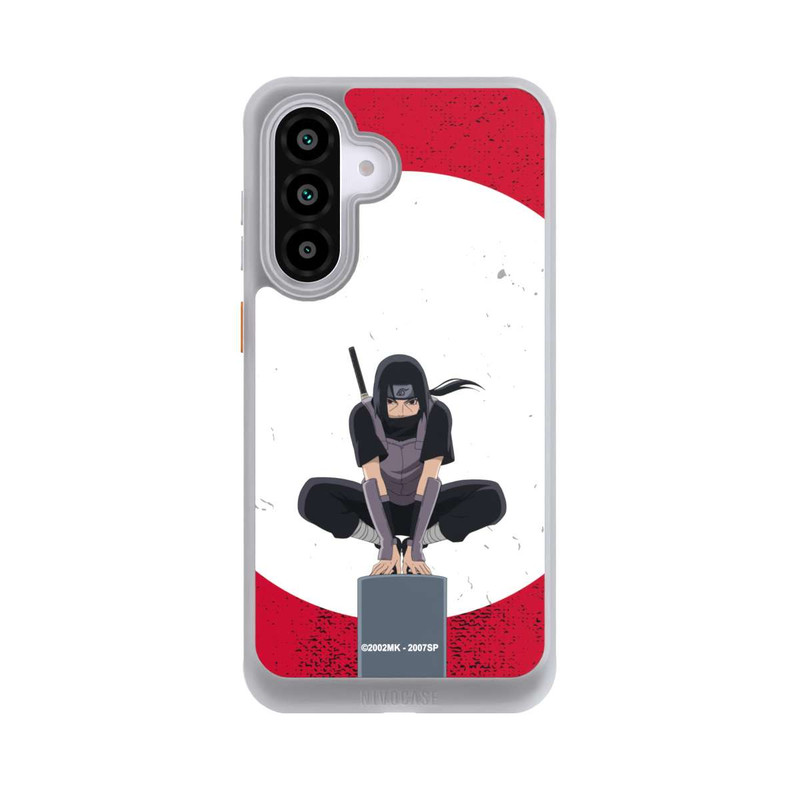 Galaxy A56 5G NIVOcore Itachi Uchiha Symbol Roter Hintergrund
