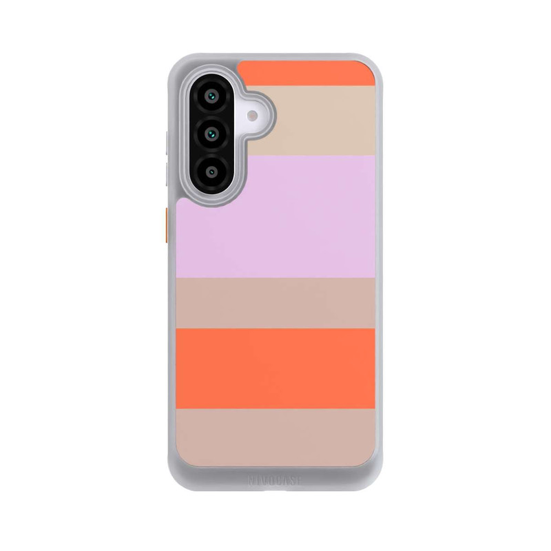 Galaxy A56 5G NIVOcore Moca Lila Orange Stripes