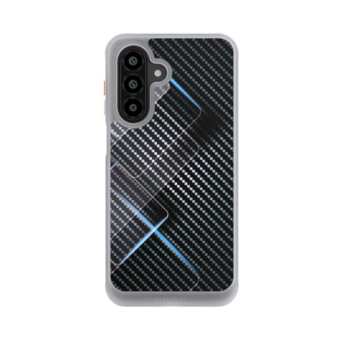 Samsung Galaxy A17 5G NIVOcore Blaue Linien auf Karbon