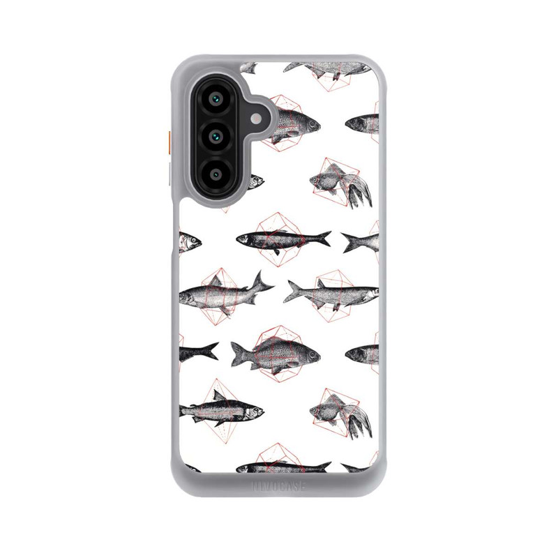 Galaxy A17 5G NIVOcore Fische in Geometrie