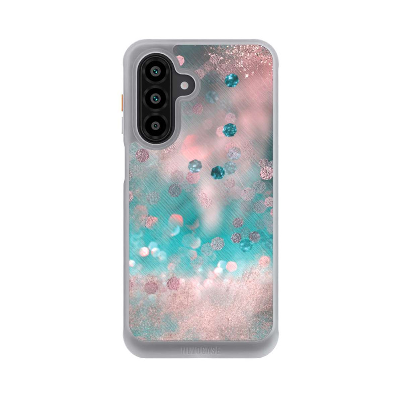 Galaxy A17 5G NIVOcore Turquoise Glamour Glitter Look