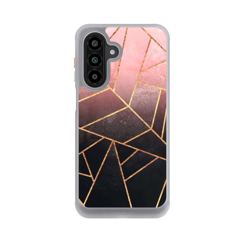 Samsung Galaxy A17 5G NIVOcore Imprimé Pierre Or Rose Et Noir