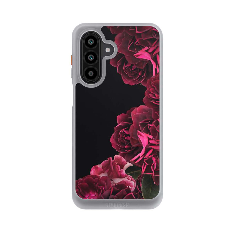 Galaxy A17 5G NIVOcore Vintage Rosen auf Schwarz