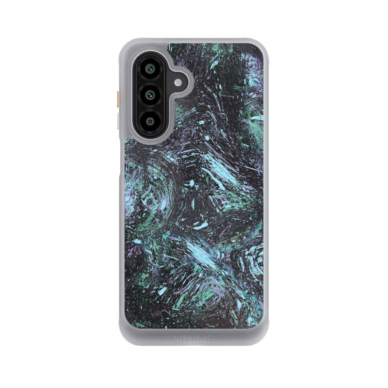 Galaxy A17 5G NIVOcore Abstract Dripping Dust Purple