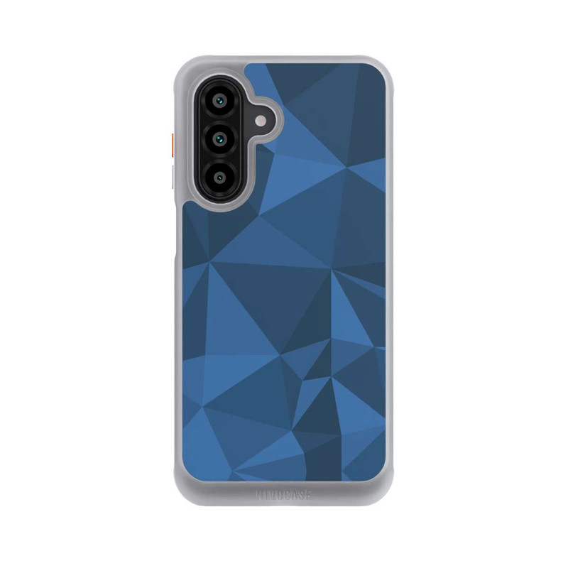 Galaxy A17 5G NIVOcore Polygon Pattern Blue