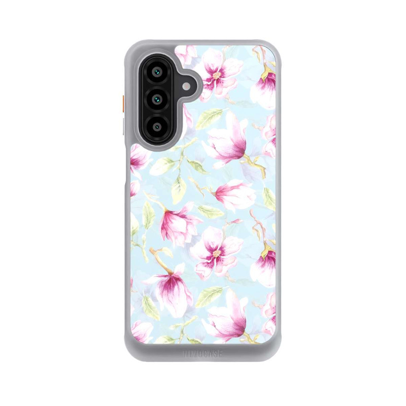Galaxy A17 5G NIVOcore Magnolias sur bleu
