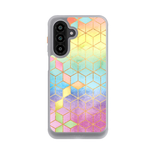 Samsung Galaxy A17 5G NIVOcore Cubes Arcs-en-ciel