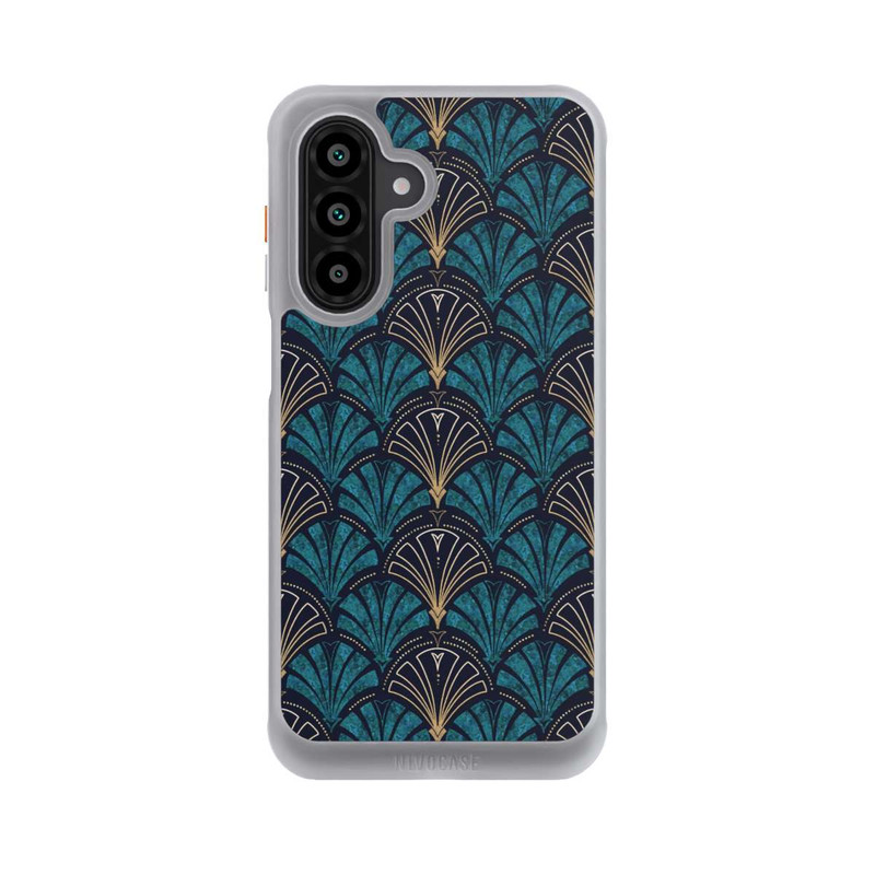 Galaxy A17 5G NIVOcore Art Deco Teal Gold Seamless