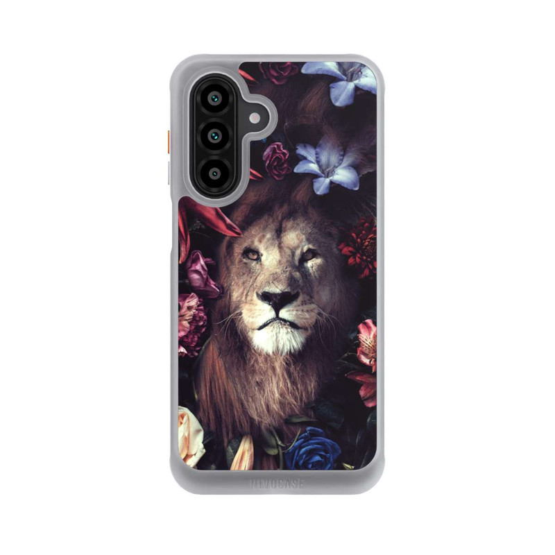 Galaxy A17 5G NIVOcore Löwe Blumenrahmen