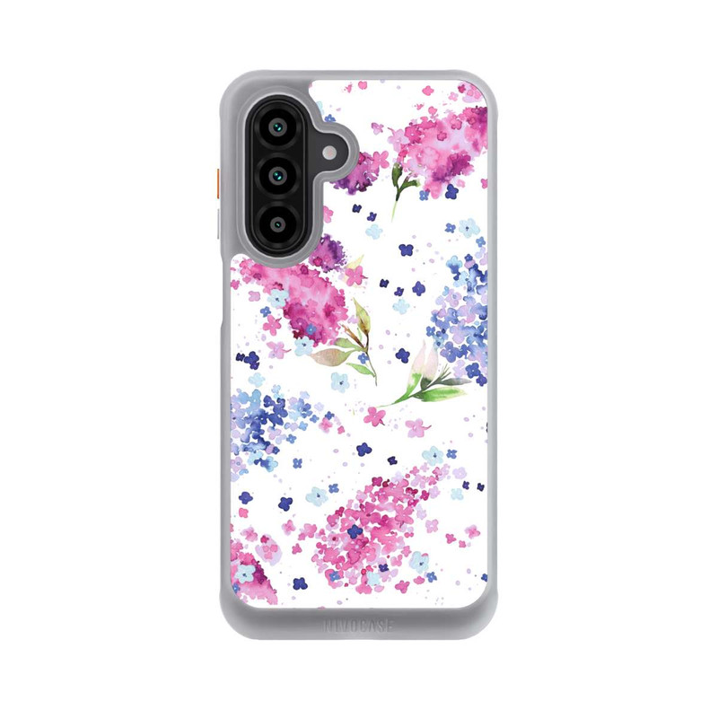 Galaxy A17 5G NIVOcore Hortensien Lila und Rosa Blumen