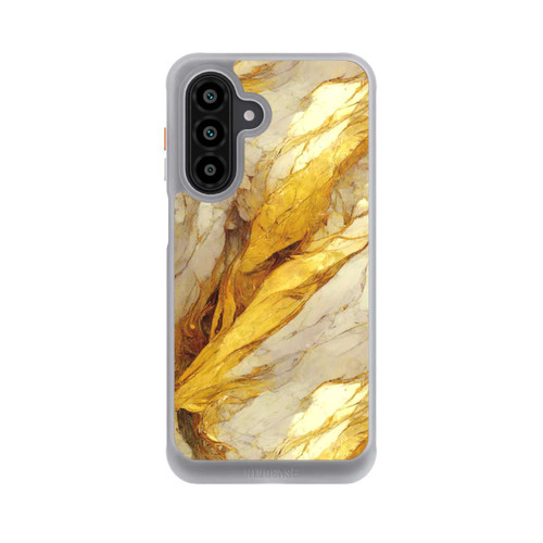 Samsung Galaxy A17 5G NIVOcore Weiße Marmor-Golddruckschichten