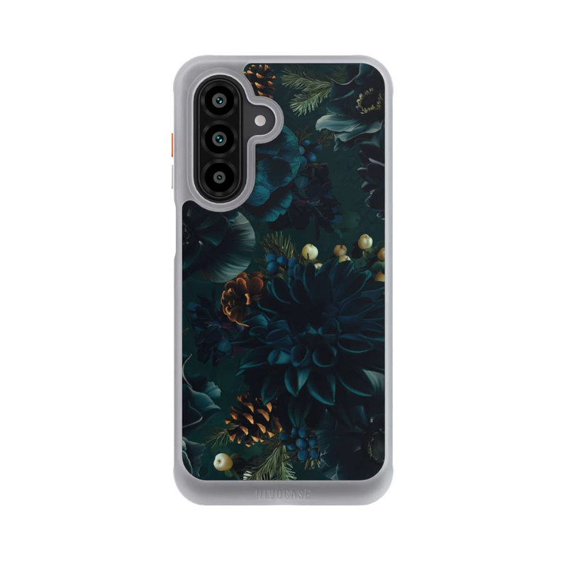 Galaxy A17 5G NIVOcore Flowers Pattern Green and Blue