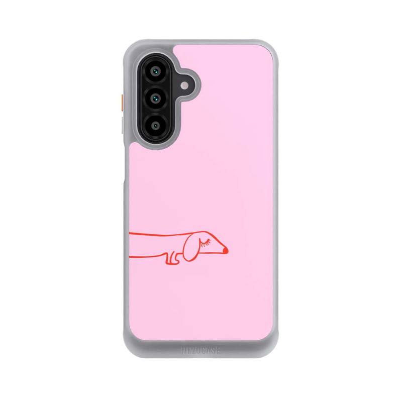 Galaxy A17 5G NIVOcore Dachshund Illustration Pink