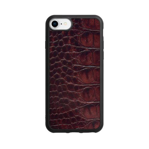 Apple iPhone 7 Base Case Kroco Dunkelbraun