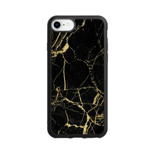 Apple iPhone 7 Base Case Schwarzgoldener Marmor-Look