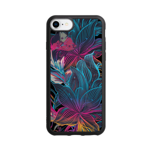 Apple iPhone 7 Base Case Neon Flower Power
